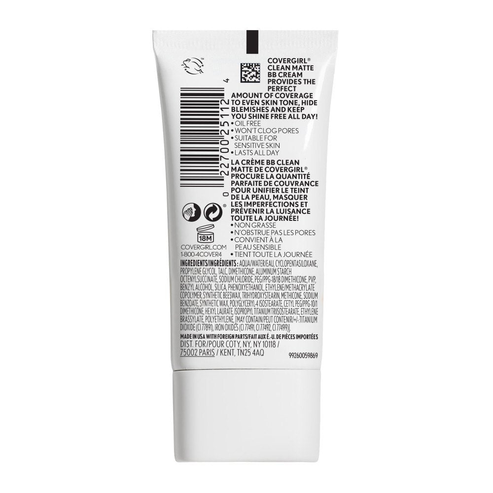 Clean Matte Bb Cream - US 2191
