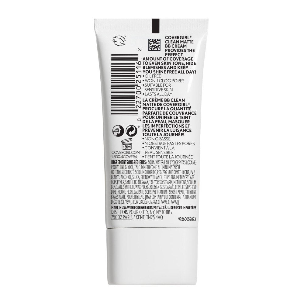Clean Matte Bb Cream - US 7617
